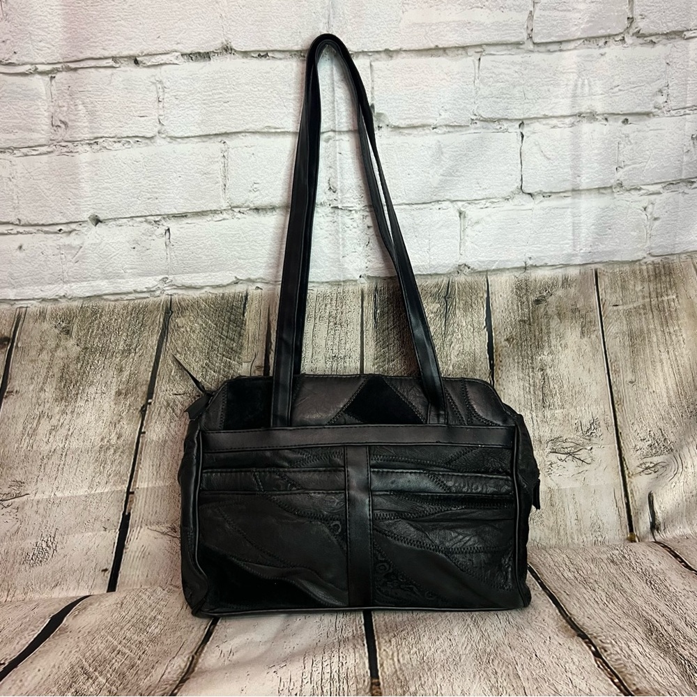 BOUTIQUE - genuine leather shoulder bag - Picture 4 of 11